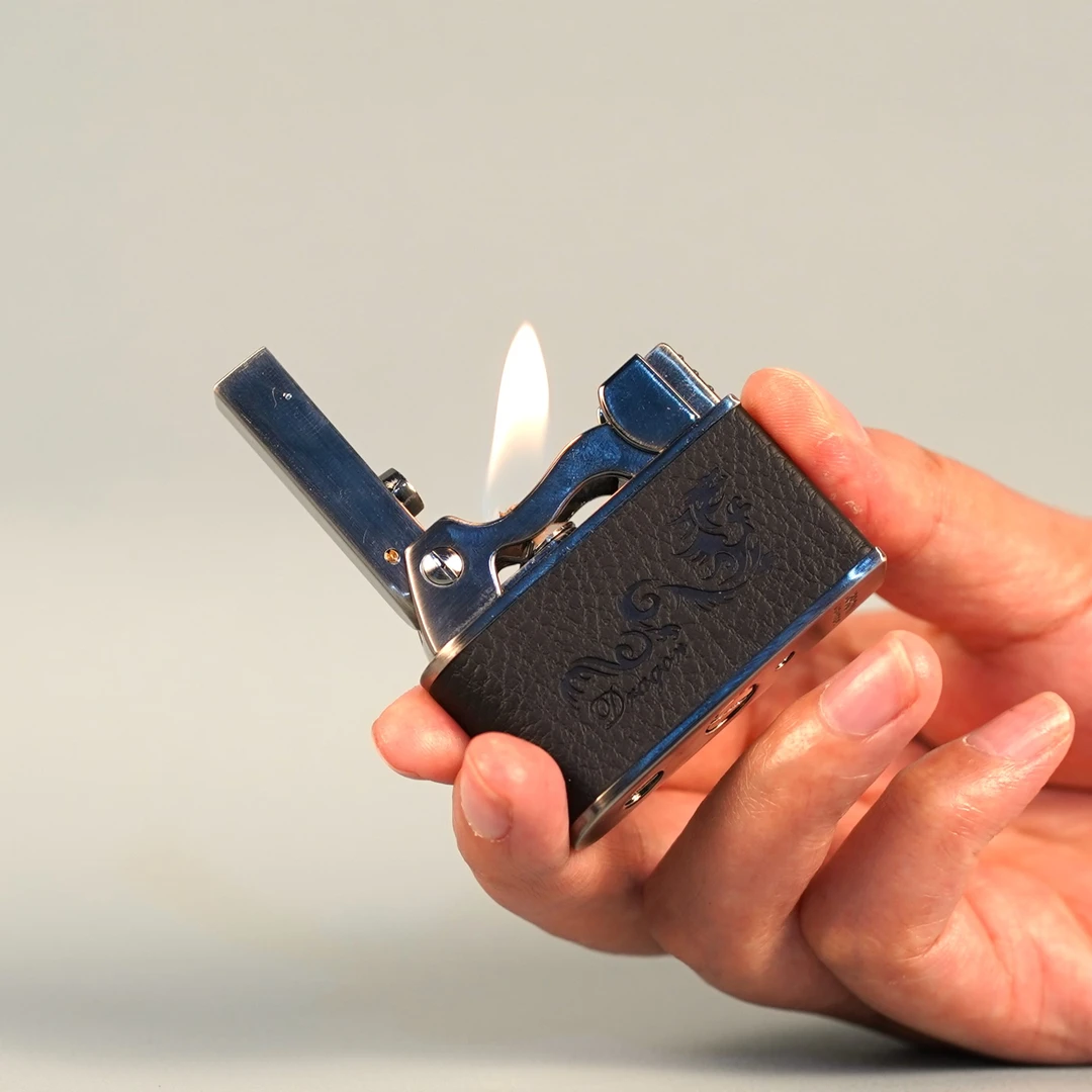 经典中邦让子弹飞同款煤油打火机按压自动点火金属防风复古送男友