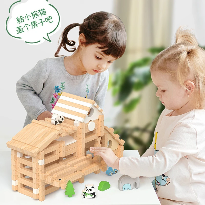 （1盒110块）2024新款小鲁班榫卯积木多功能积木提升动手能力空间感