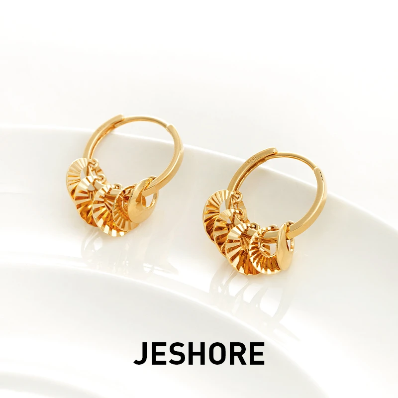 jeshore/简岸 925银耳饰 鎏金系列太阳花耳环 轻奢高级【原创】