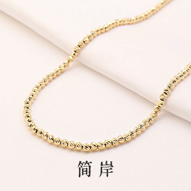 jeshore/简岸 链子925银 意式星河碎银项链