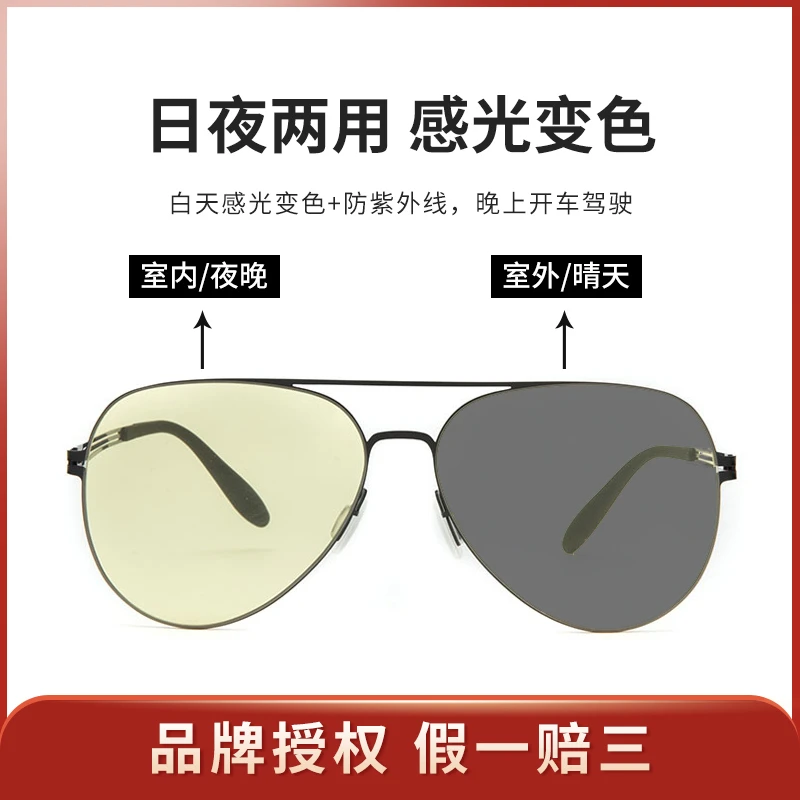 COMIC PUB/漫音社高清变色眼镜 日夜两用感光变色太阳镜5021