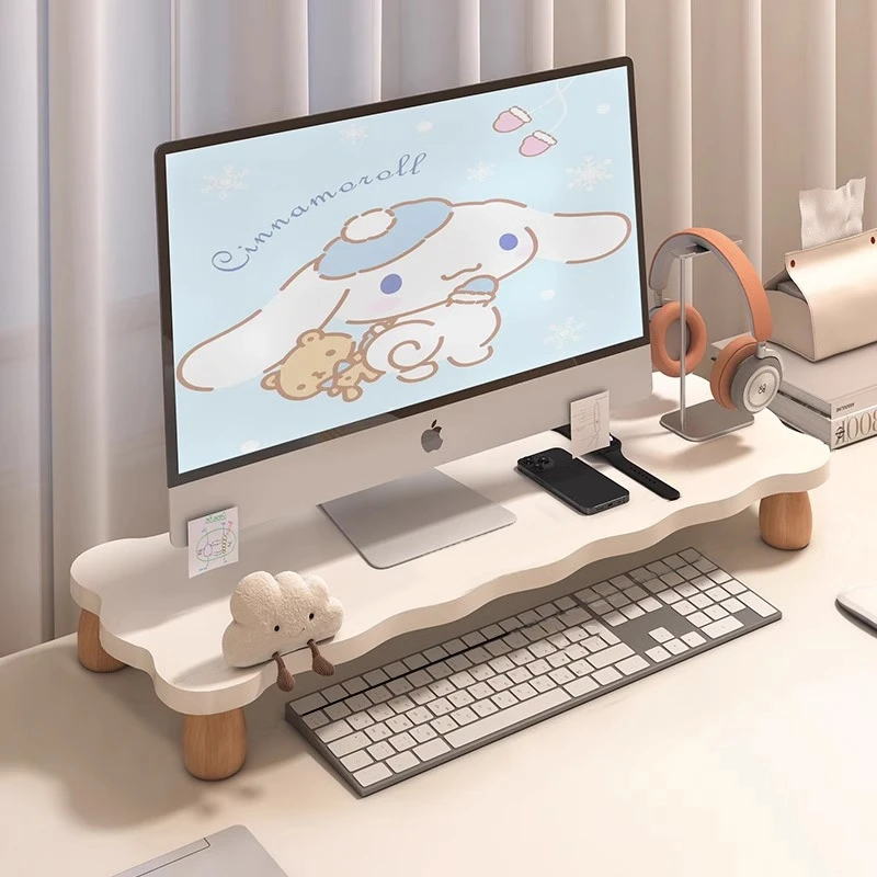 台式电脑增高架办公桌面置物架笔记本支撑架工位收纳架子电脑支架