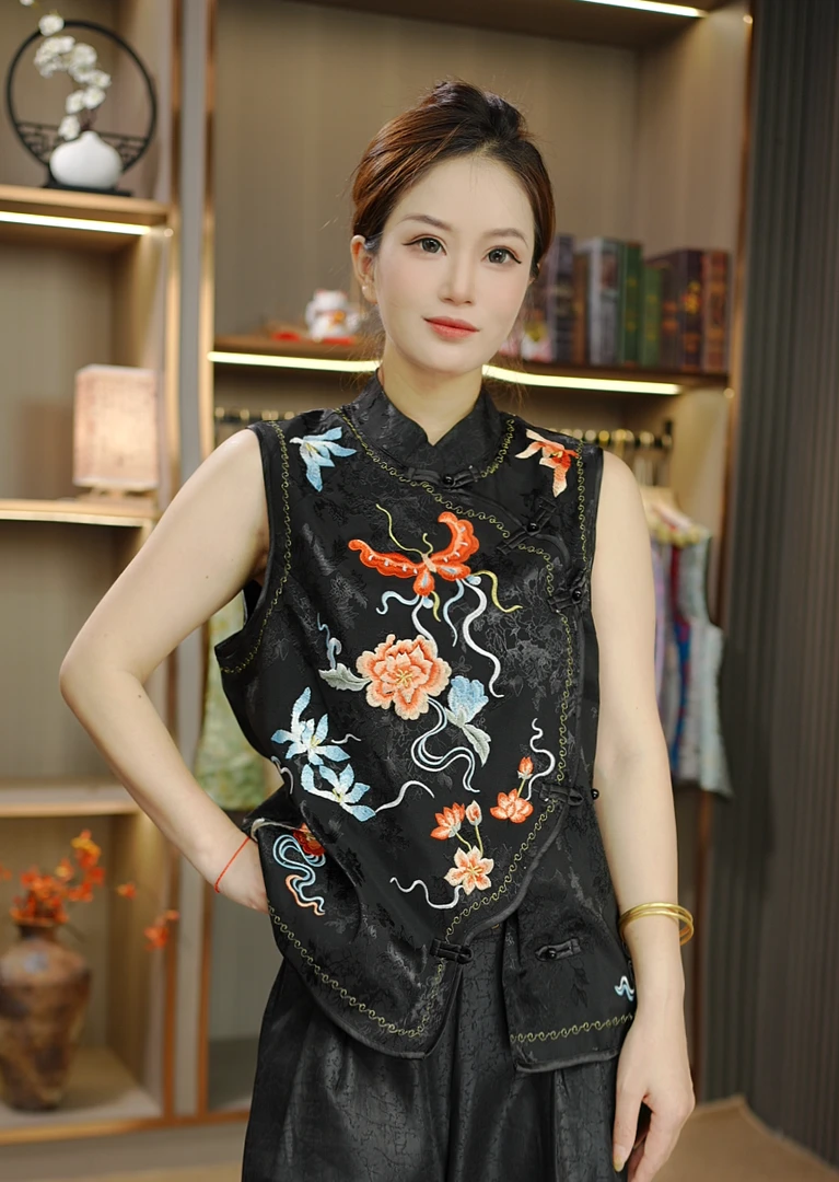 【伯虎说2399】雅南*新款气质百搭新中式时尚外套