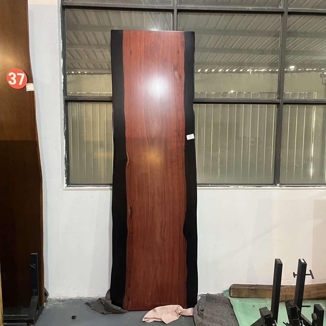 红华梨实木大板茶桌236*73*7(处理板不退)