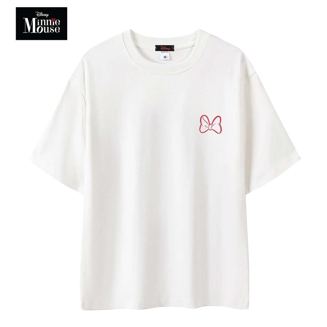 Disney/迪士尼【赫本米妮】男女同款舒适T恤夏季独特米妮卡通周年款