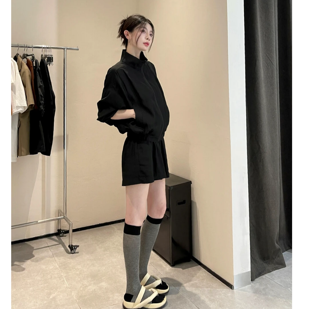 【星空剪影】显瘦网红秋季新款ins时尚高级感外套修身百搭气质短裙