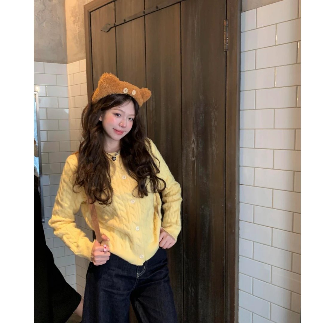 【昨日浪漫】秋季时尚新款韩系软糯奶呼呼小众上衣宽松显瘦裤子女