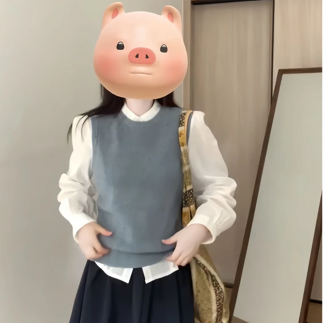 【空白心事】秋冬学院通勤套装百搭简约内搭上衣减龄气质个性马甲