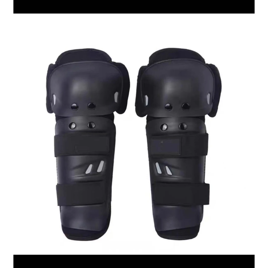 摩托车护膝护肘四件套 圆头竞赛护具越野机车骑行