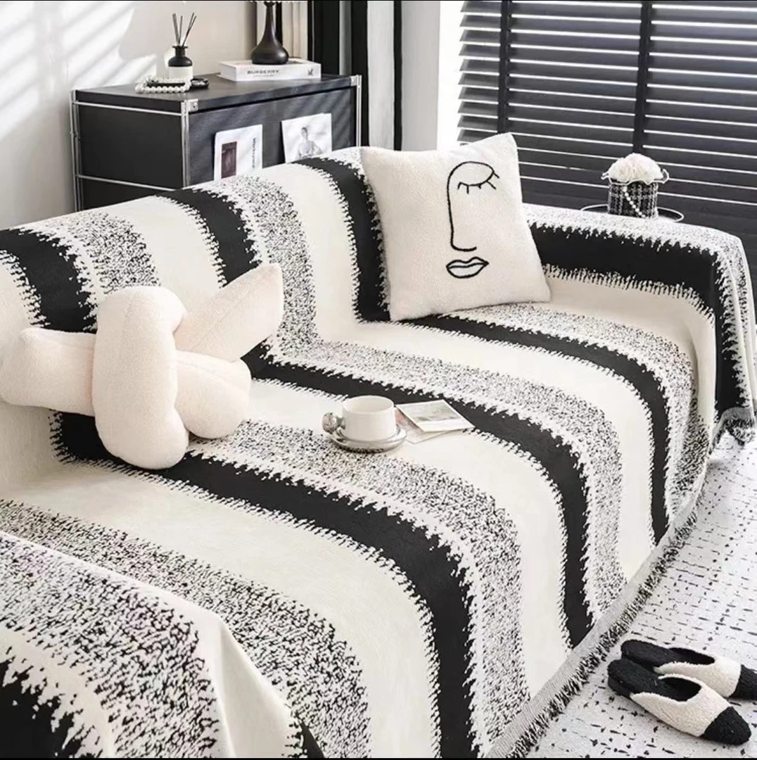 爆款钢琴键-防滑防尘盖布巾耐磨沙发巾四季通用简约大气沙发盖巾