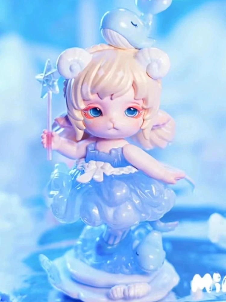 【拆盒】mimia二代水之秘境系列潮玩盲盒手办