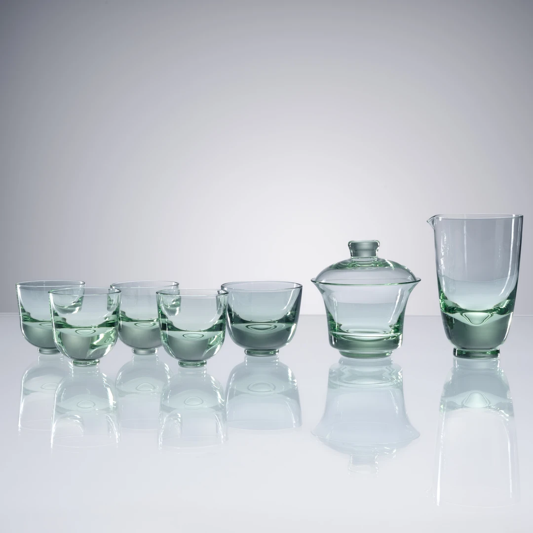 璨石美学【翠岚】轻奢中式美式意式极简餐桌玄关艺术花瓶摆件