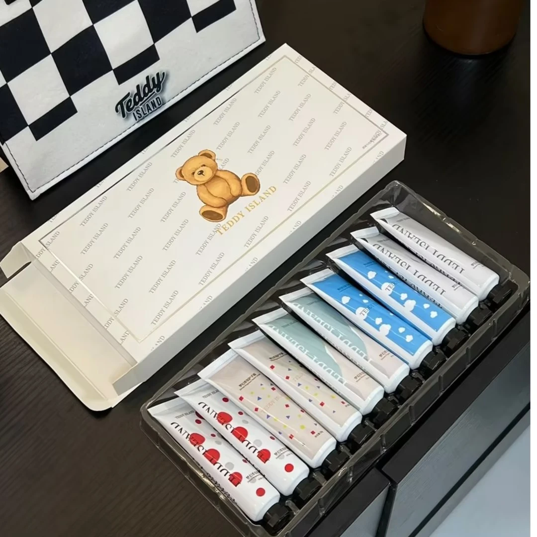 香氛护手霜礼盒10支装赠原创设计版包包保湿滋润不油腻防干裂