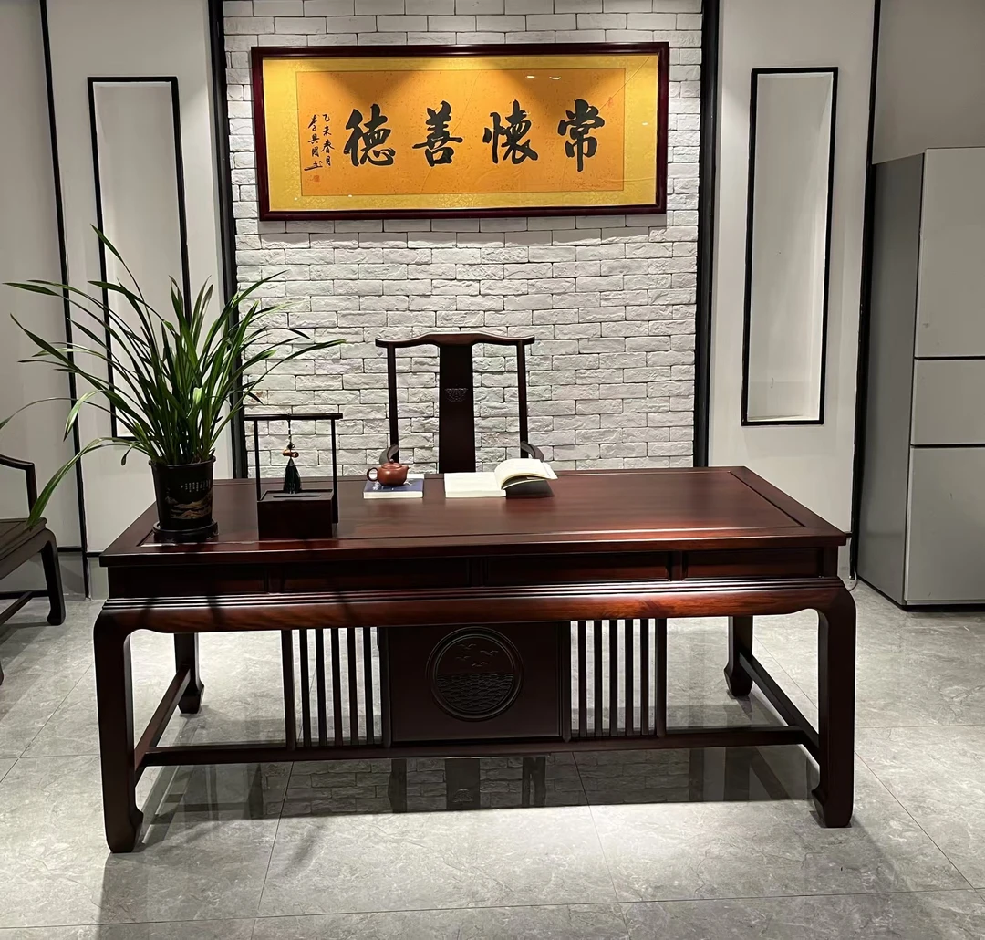 阿明-马蹄干泡茶台茶桌椅办公台写字台组合家用新茶桌高档茶台