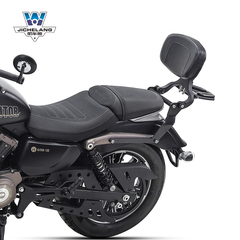 肌车狼 适用钱江闪350多功能折叠靠背可调节靠背改装尾货架尾翼