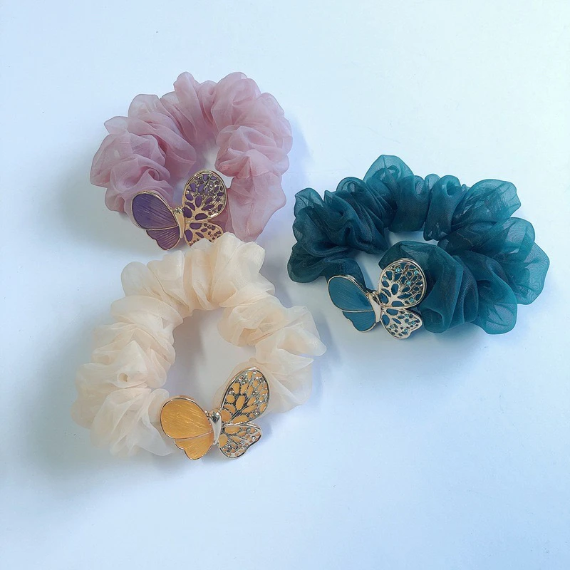 简约百搭滴油亮钻马尾发圈