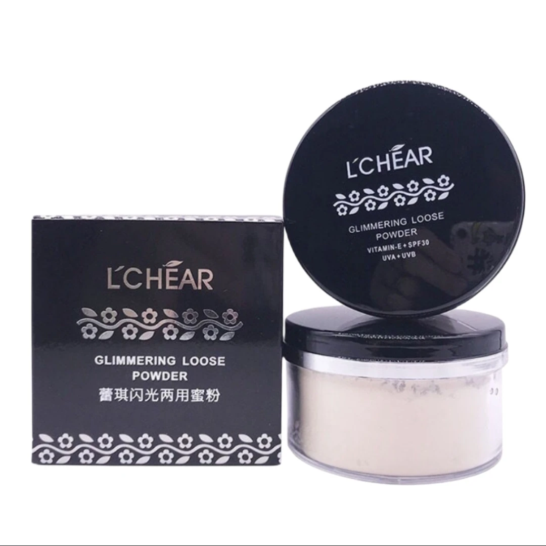 蕾琪闪光两用蜜粉控油遮瑕修容隐形毛孔散粉清透哑光定妆粉