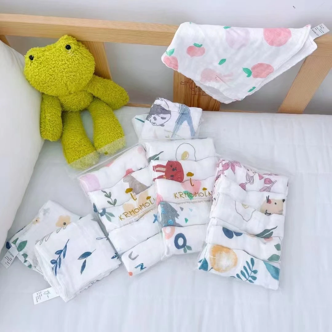 2【大陆纺织】床上用套件单品毛巾方巾吸汗婴幼儿新生儿柔软