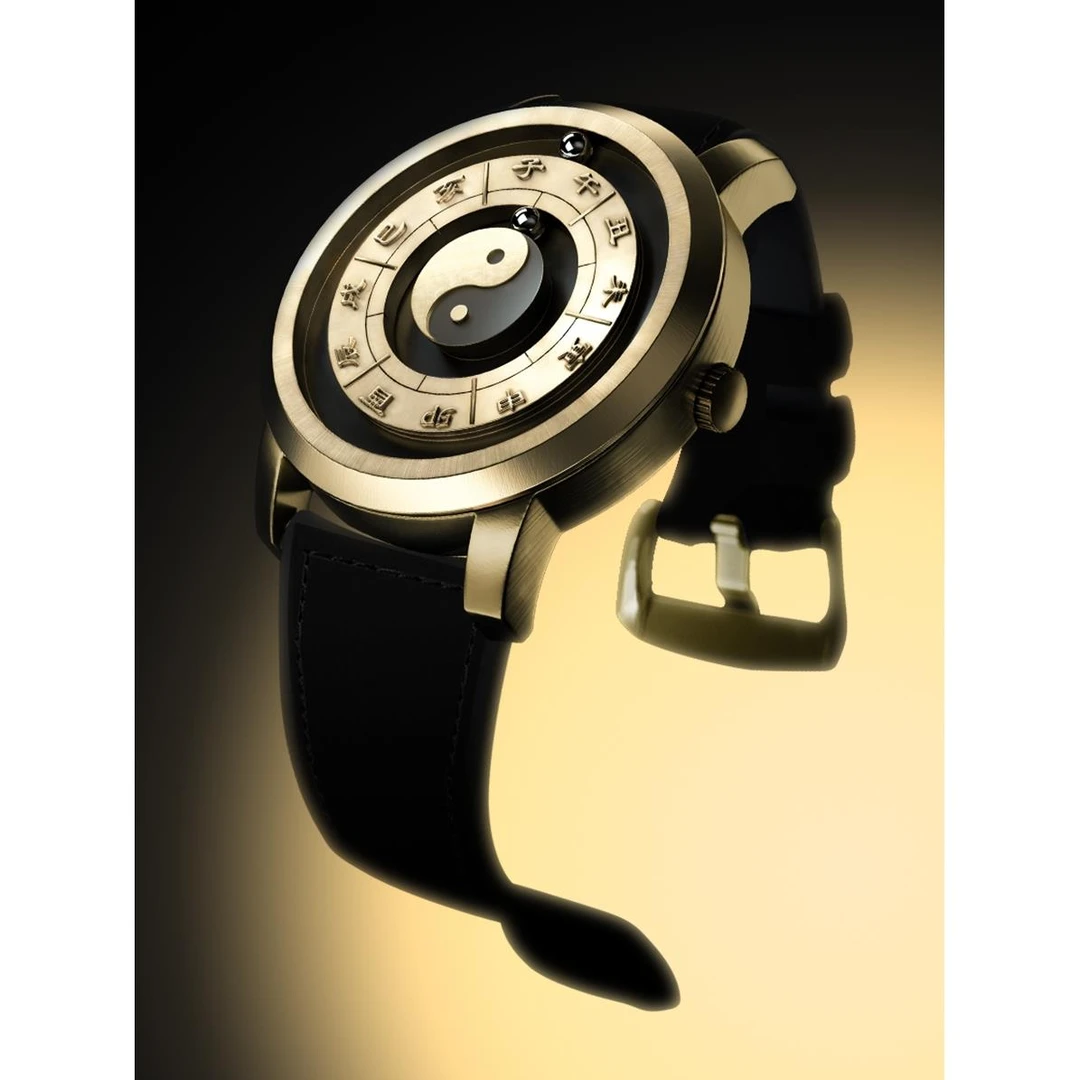 【青铜】国风手表十二时辰地支太极文创八卦日晷罗盘磁感创意国潮