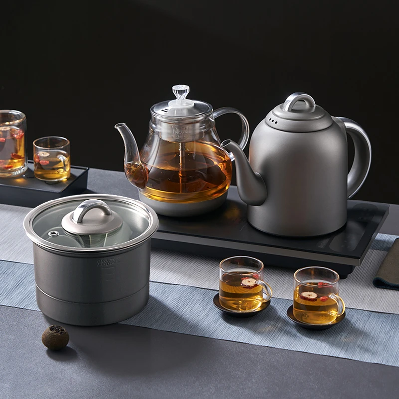 CHIGO/志高纯钛电热水壶嵌入家用茶台一体全自动上水消毒烧水壶