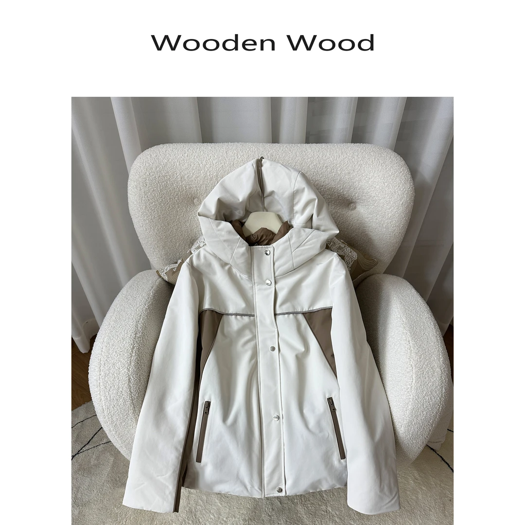 Wooden Wood“轻氧冲锋”高端撞色冲锋衣滑雪服羽绒服外套P24039