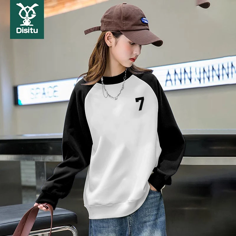 迪斯兔女童卫衣秋冬款韩版休闲洋气中大童秋装女孩儿童加绒上衣潮