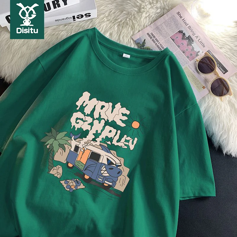 迪斯兔夏季短袖t恤男中大童2023新款儿童男生潮流潮牌宽松薄款潮