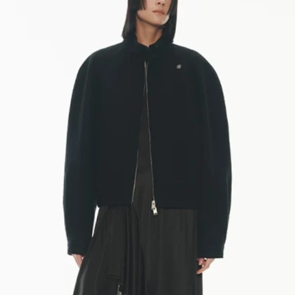 【UHOOWU】UH 24 PF新品羊毛插肩袖外套