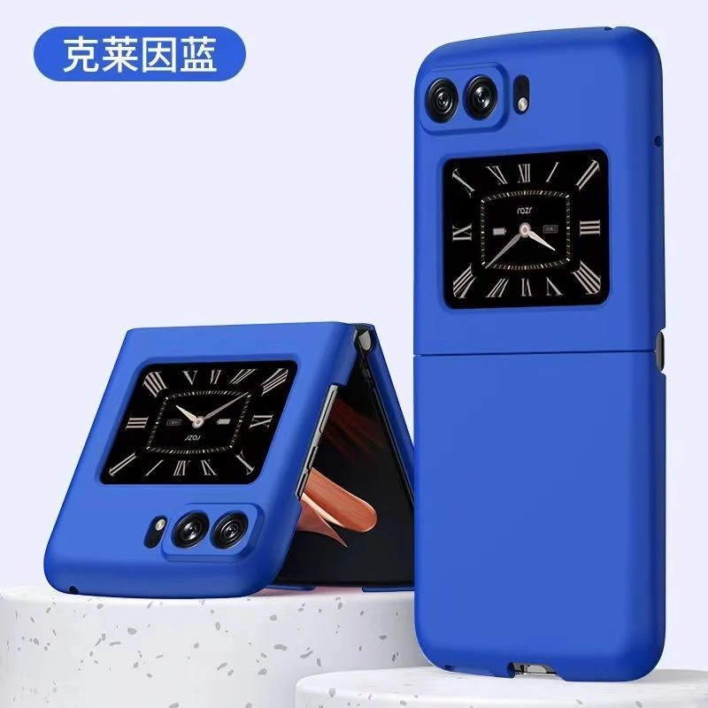 适用摩托罗拉razr2022手机壳motorolarazr2代刀锋折叠屏超薄磨砂