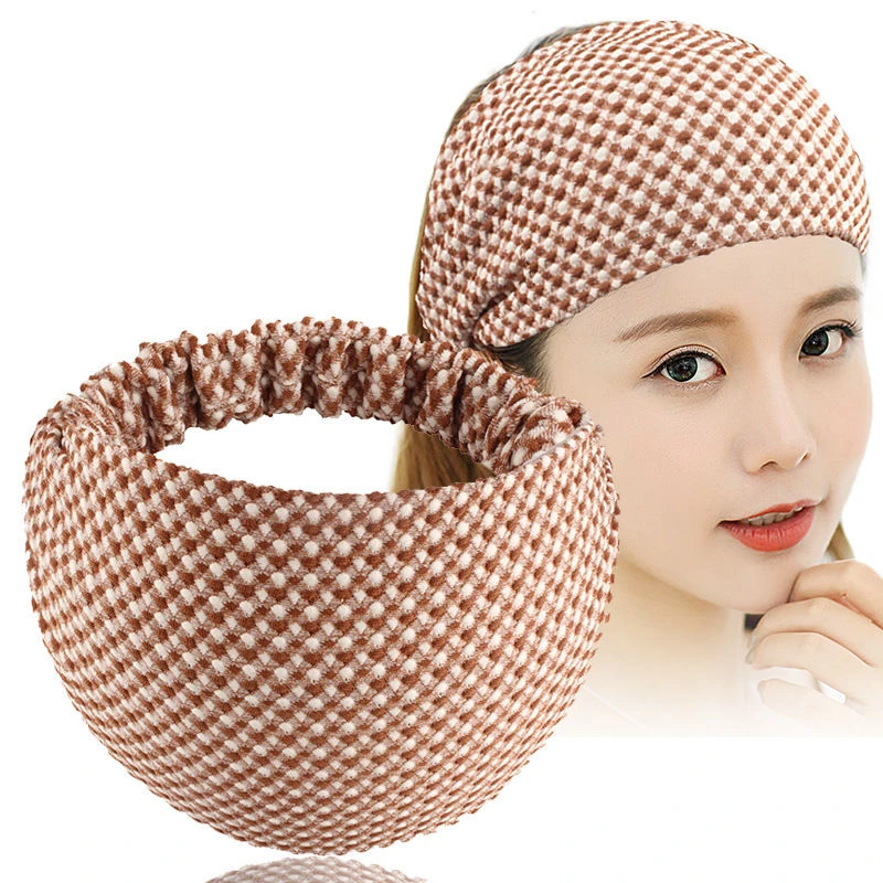 秋冬宽边遮白发碎发松紧发带网红洗脸外出简约防滑压发头饰头巾女