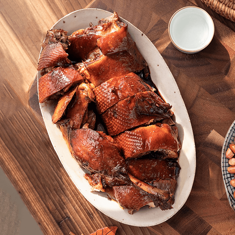 严选嘉兴特产陈皮酱鸭优质新鲜速食卤鸭肉工艺去头美味家常食用