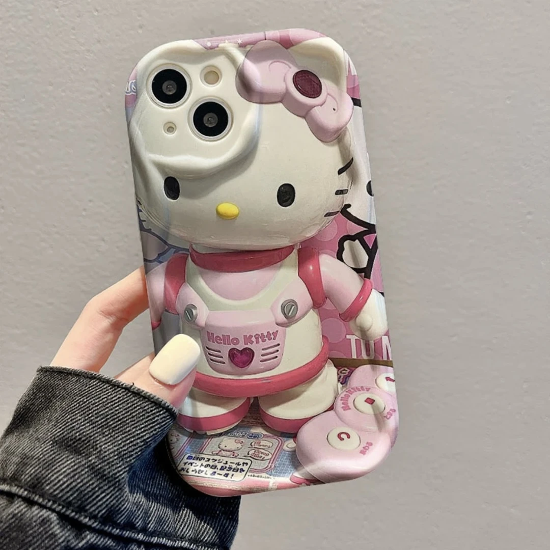 凯蒂猫适用iPhone15手机壳苹果14pro全包13防摔11硅胶华为软壳女