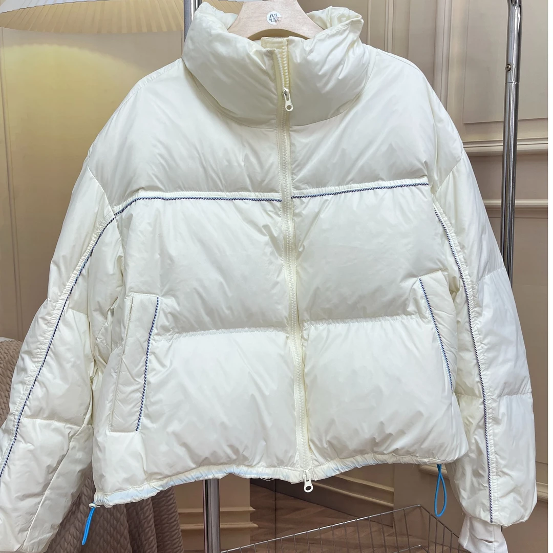 2024-织带面包服平湖时尚休闲短款女装羽绒服