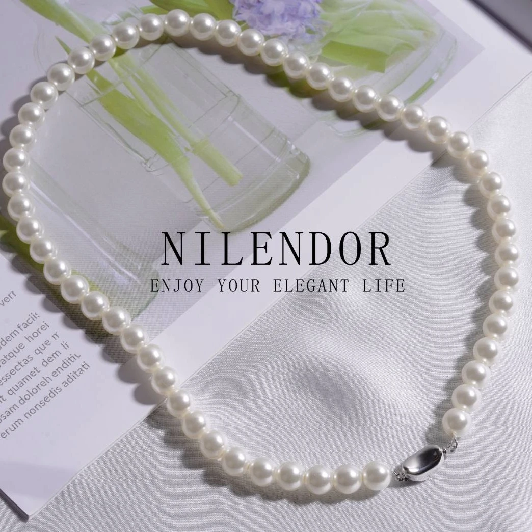 NILENDOR/昵兰 铜合金项链 XL-208简约百搭精致珠珠项链