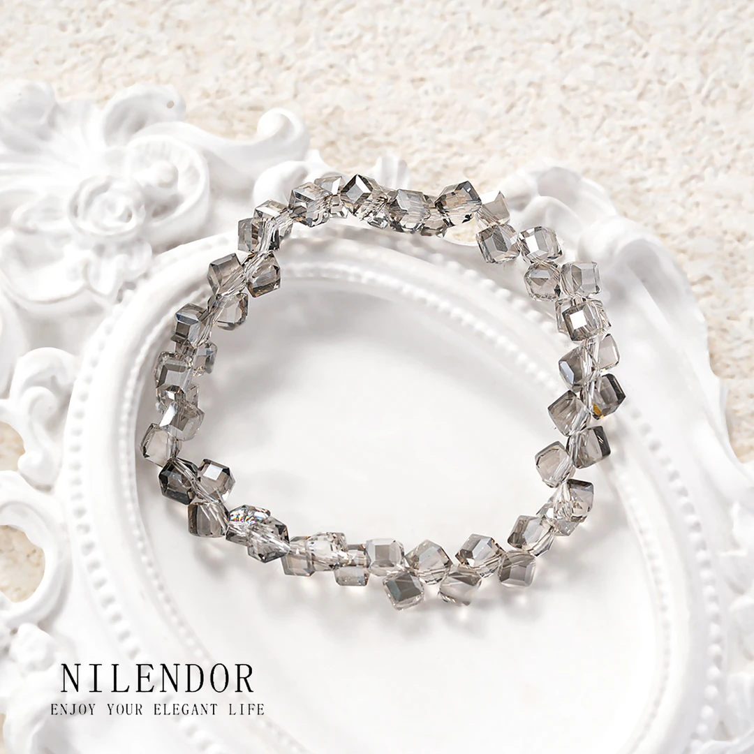 非金属仿水晶手链 SL-84简约时尚小众不规则手串