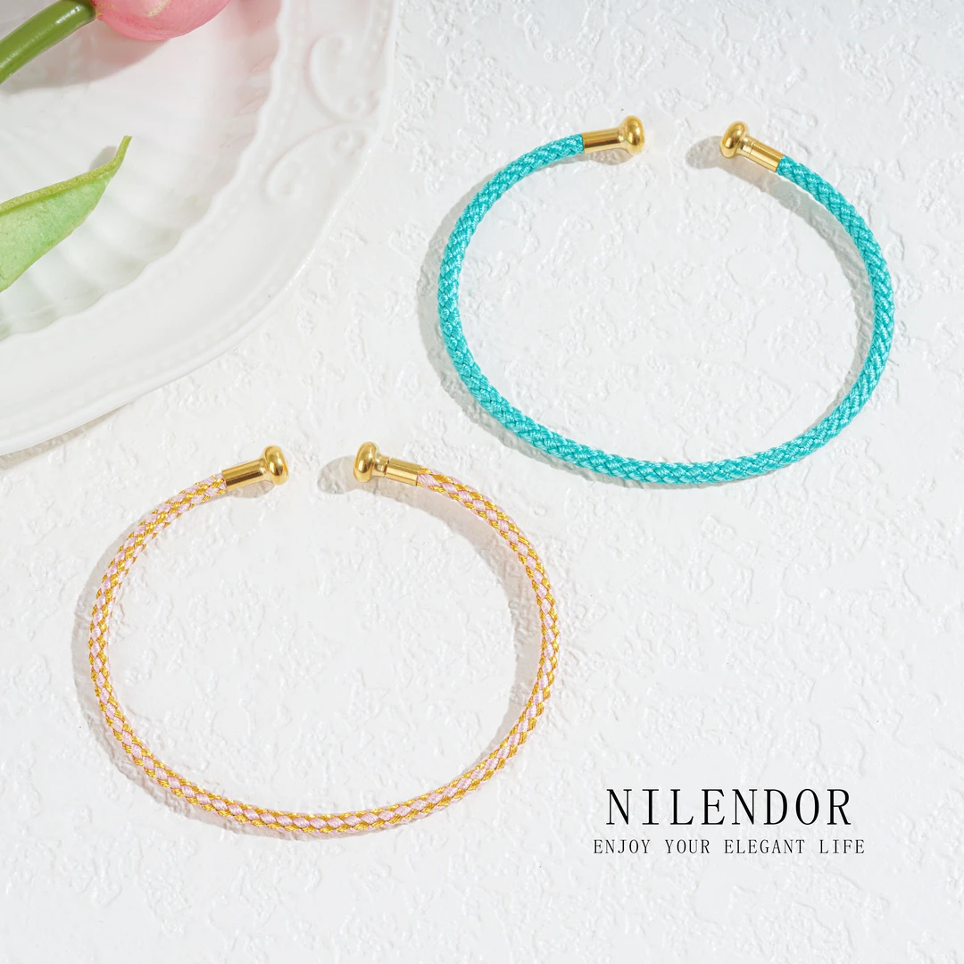 NILENDOR/昵兰 SZ-26简约时尚百搭双色手工彩色手绳