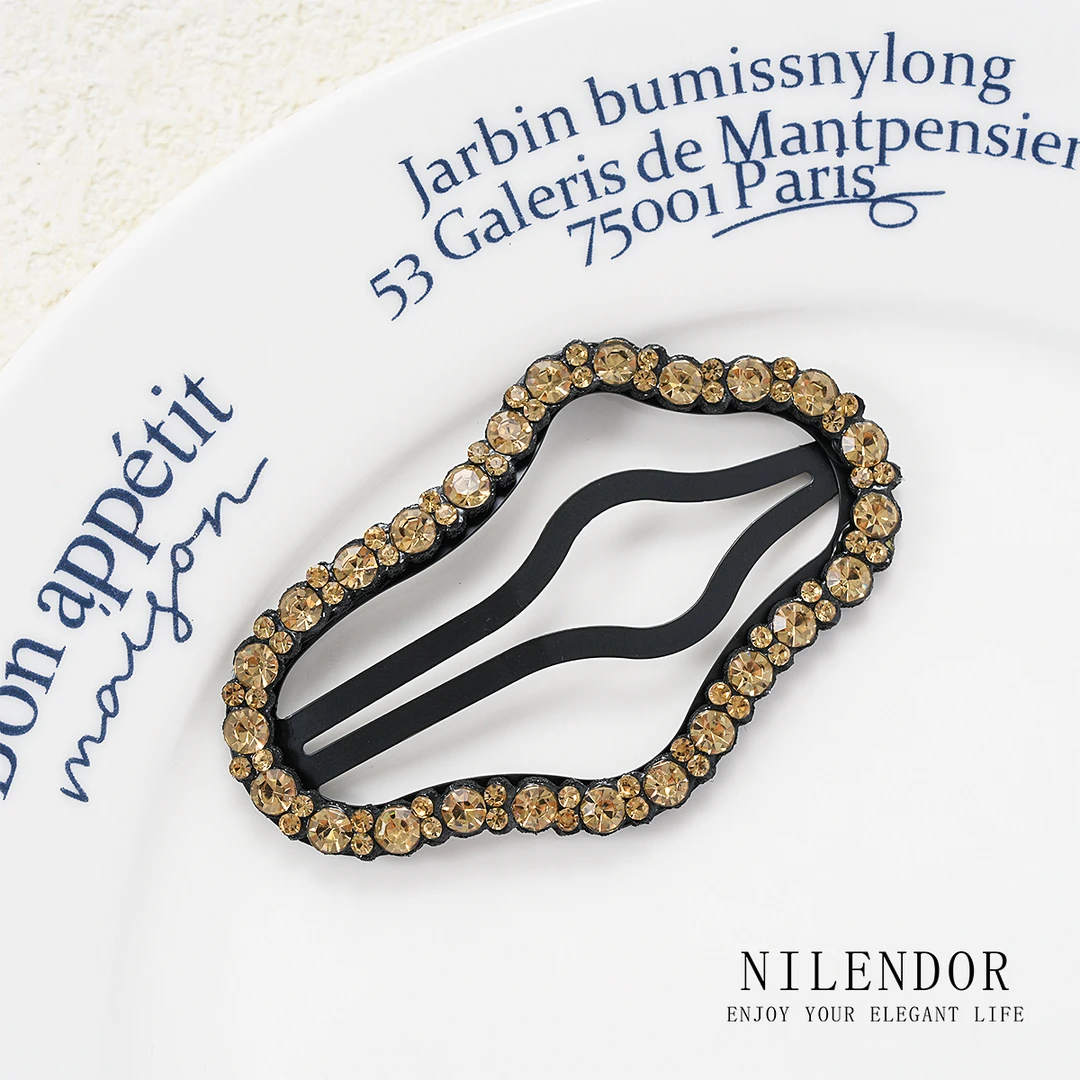 NILENDOR/昵兰FS-02韩系明星同款云朵边夹气质百搭刘海夹碎发夹