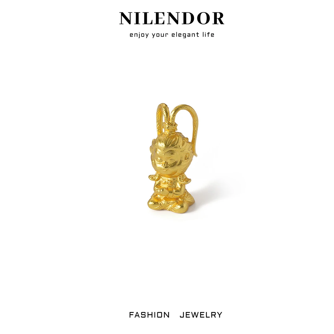 NILENDOR/昵兰 铜合金吊坠 XL-476时尚可爱齐天大圣孙悟空项坠
