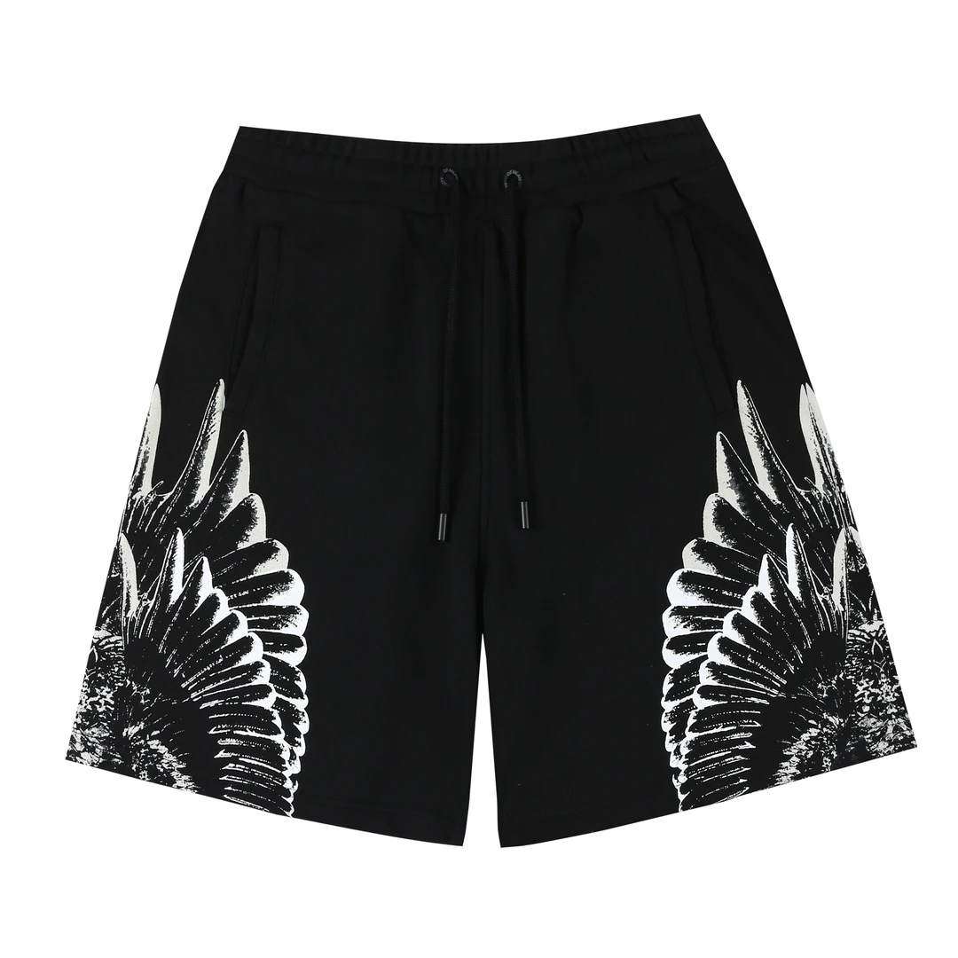 MARCELO BORIA潮牌短裤情侣款夏季新品冰翅印花休闲卫裤BOY时尚