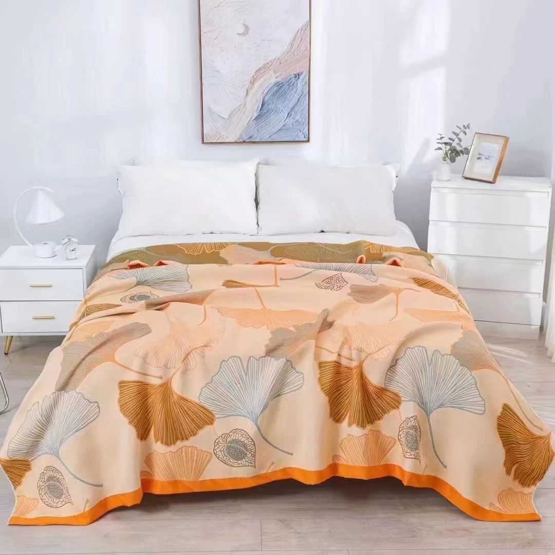 【杏韵】200*230纱布加厚床盖榻榻米床单多功能