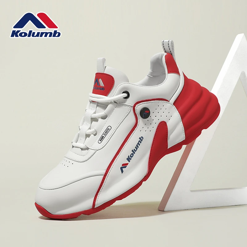 kolumb/哥仑步高档男鞋春季新款厚底休闲鞋男士运动鞋百搭老爹鞋