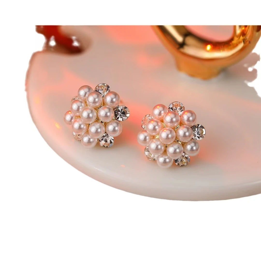 铜合金合成锆石耳饰 欧珀妮(OLLBERNI)耳饰5246