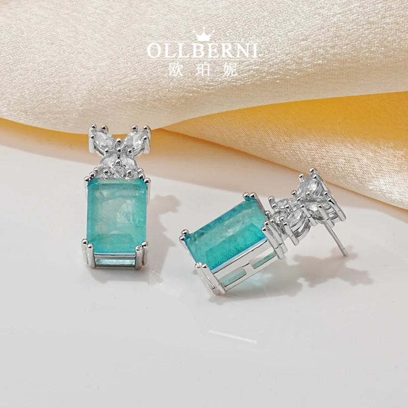 OLLBERNI/欧珀妮 铜合金耳饰 时尚气质耳钉轻奢小众女-5407