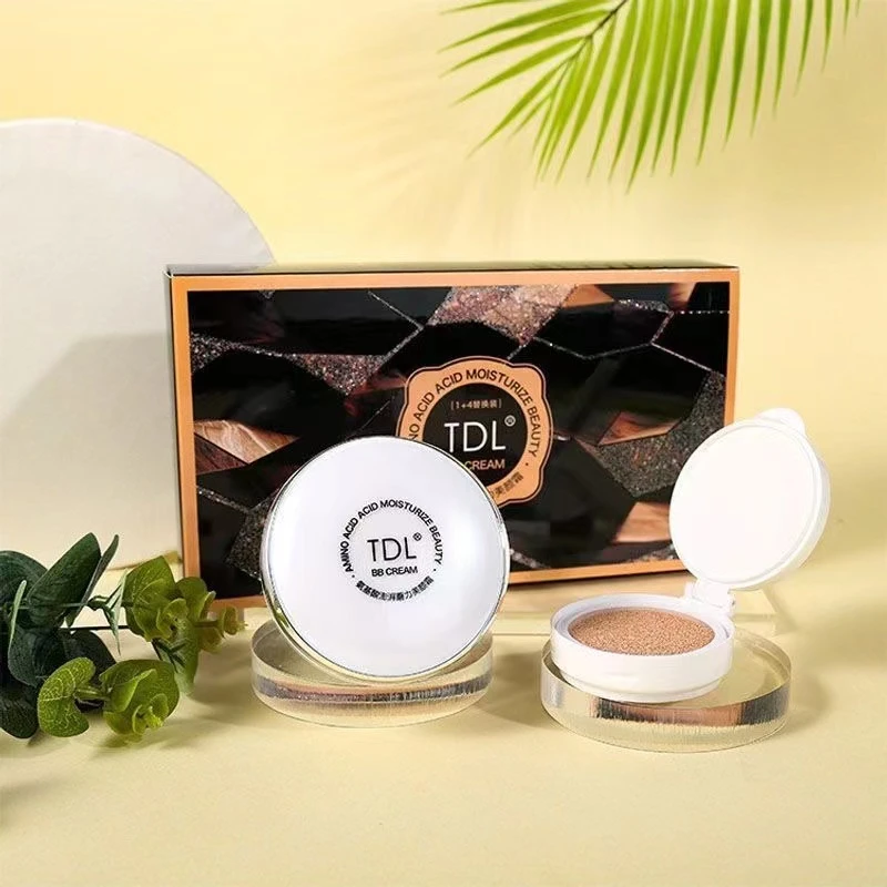 【正装+4个替换装】TDL氨基酸澎湃蘑力美颜BB霜气垫不易脱妆