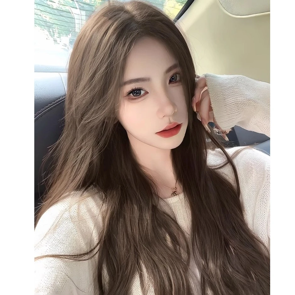 假发女灰棕色前蕾丝时尚气质lolita网红同款百变全头套减龄百搭