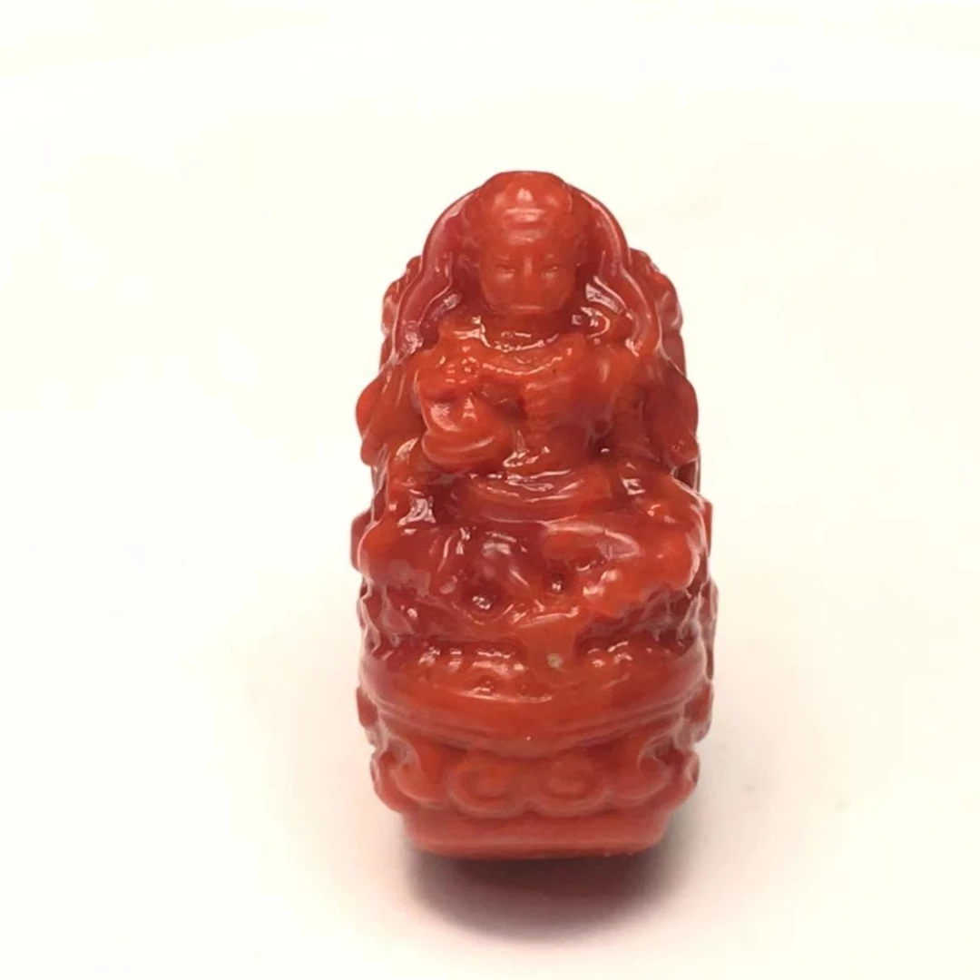 天然南红玛瑙度母桶珠 文玩串儿白搭款 多样性发货其中一件