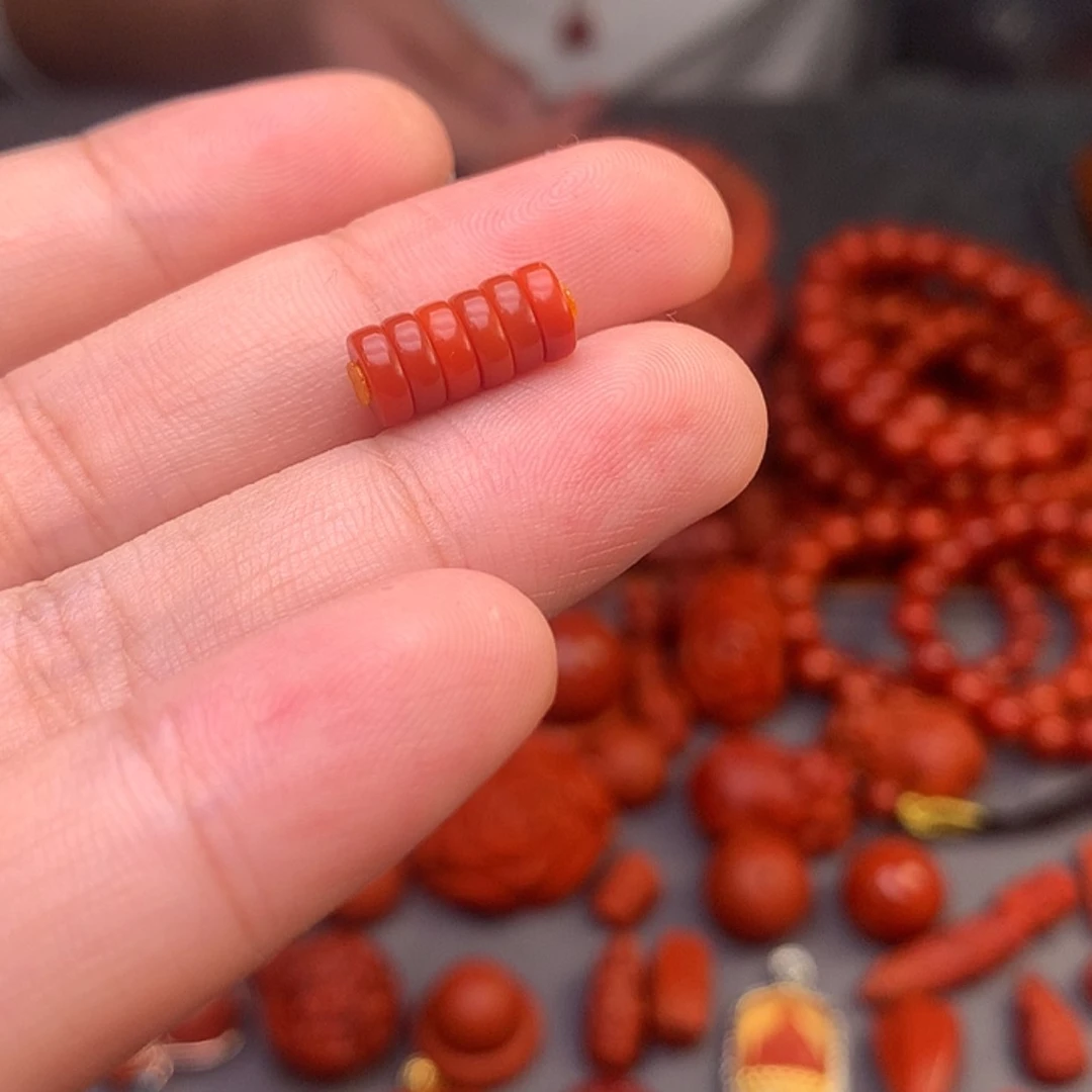 【闪购商品】南红玛瑙配饰隔片卡6尺寸未镶嵌