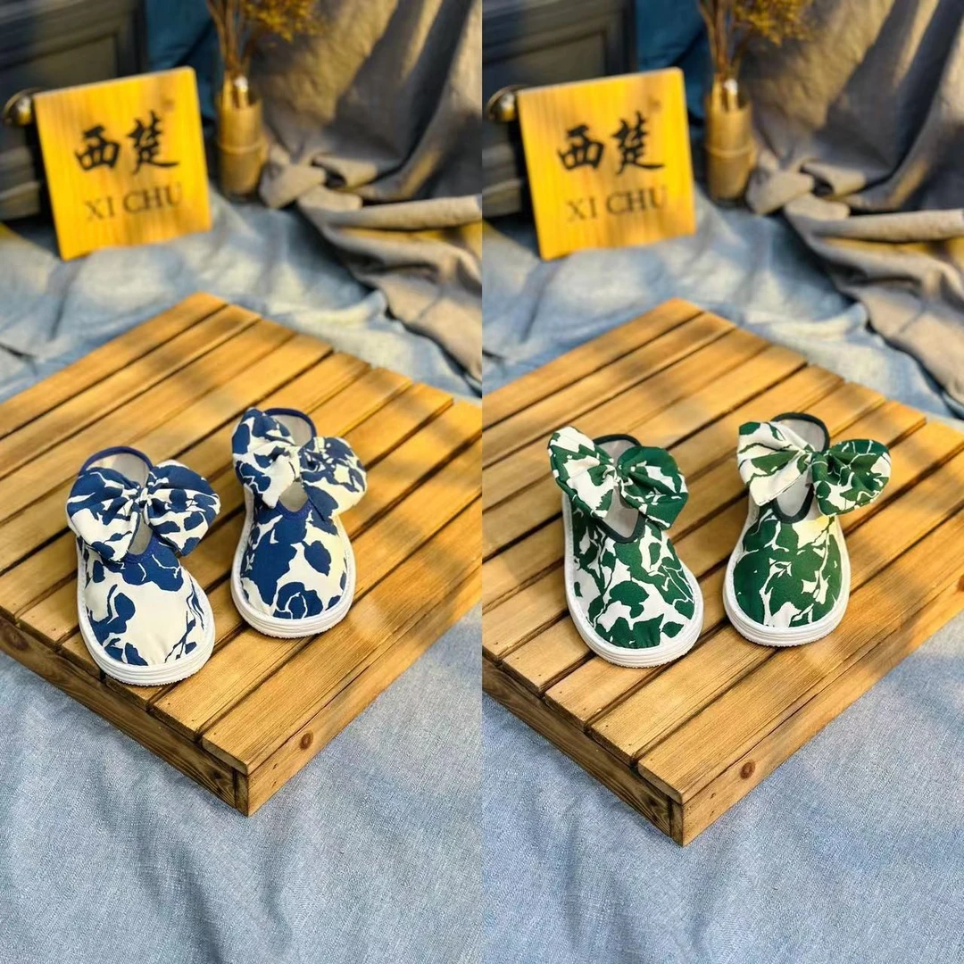 西楚【樱草】中国风国潮透气舒适养脚纯手工千层底布鞋民族风女鞋