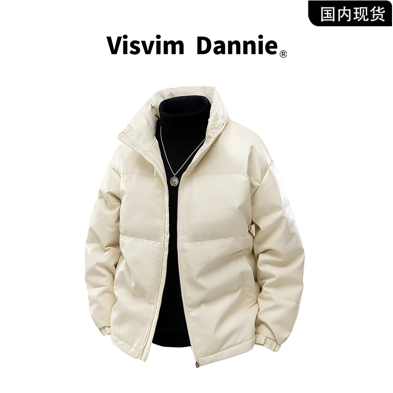 【品牌现货撤柜清仓】VISVIM DANNIE冬季90白鸭羽绒服皮衣外套男士