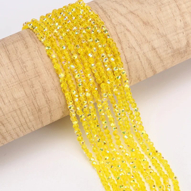 直播间过号28连接扁珠水晶高透玻璃diy散珠琉璃串珠珠挂件手工
